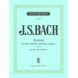 Flötenkonzert e-moll - Johann Sebastian Bach / Arr. Winfried Radeke