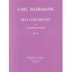 Duo concertant op. 33 - Carl Baermann