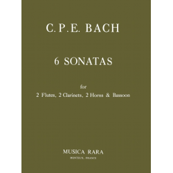 6 Sonaten Wq 184/1-6 - Carl Philipp Emanuel Bach
