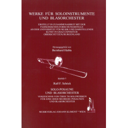 Werke für Soloinstrumente und Blasorchester #7: Solo Posaune und Blasorchester - Ralf Friedrich Schöck / Arr. Bernhard Habla