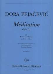 Méditation op.51 für Violine und Klavier - Dora Pejacevic / Arr. Tomislav Butorac