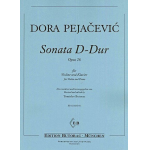 Sonate D-Dur op.26 für Violine und Klavier - Dora Pejacevic / Arr. Tomislav Butorac