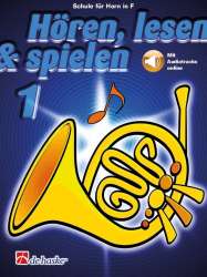 Hören, lesen & spielen - Band 1 - Horn in F (+Online Audio) - Jaap Kastelein
