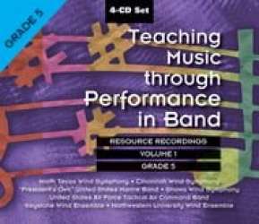 CD "4 CD Set: Teaching Music Through Performance in Band, Vol. 01" - Grade 5 - Richard Miles