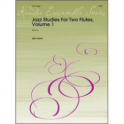 Jazz Studies For Two Flutes, Volume 1 - Jeff Jarvis
