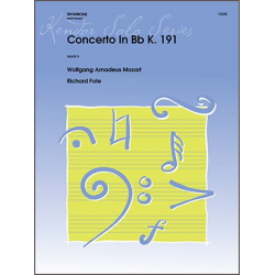 Concerto In Bb K 191 (Rondo) - Wolfgang Amadeus Mozart / Arr. Richard Fote