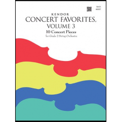 Kendor Concert Favorites, Volume 3 - Bass - Diverse