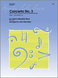 Concerto No. 3 (BWV 974, based on Concerto In D Minor by Alessandro Marcello) - Johann Sebastian Bach / Arr. John Marcellus