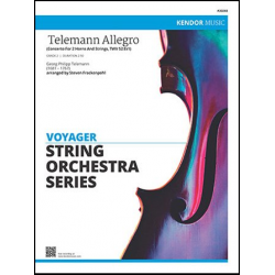 Telemann Allegro (Concerto For 2 Horns And Strings, TWV 52:Es1) - Georg Philipp Telemann / Arr. Steven Frackenpohl