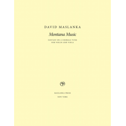 Montana Music - David Maslanka