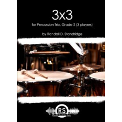 3x3 Percussion Trio - Randall D. Standridge