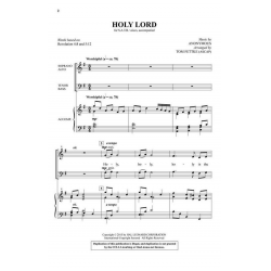 Holy Lord (SATB) - Anonymus / Arr. Tom Fettke