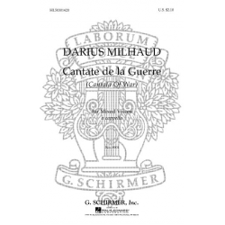 Cantate De La Guerre Op.213 (SATB) - Darius Milhaud