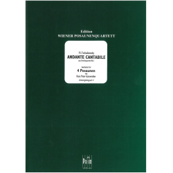 Andante Cantabile (aus dem Streichquartett Nr. 1) - Piotr Ilich Tchaikowsky (Pyotr Peter Ilyich Iljitsch Tschaikovsky) / Arr. Hans Peter Gaiswinkler