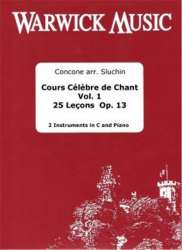 Cours Celebre de Chant Vol 1 - Giuseppe Concone / Arr. Benny Sluchin