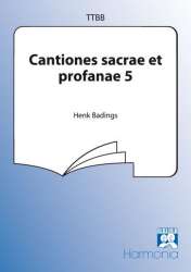 Cantiones sacrae et profanae vol.5 : - Henk Badings