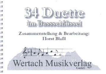 34 Duette im Baßschlüssel - Diverse / Arr. Horst Blaßl