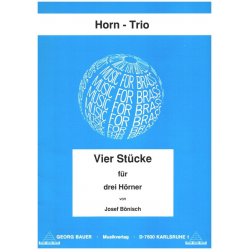 Vier Stücke für 3 Hörner - Josef Bönisch