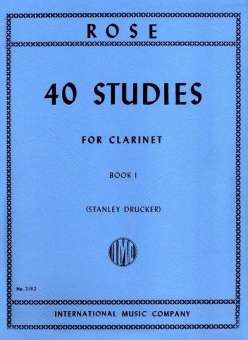 40 Studies vol.1 : for clarinet