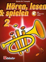 Hören, lesen & spielen 2 Trompete (+Online-Material) - Jaap Kastelein / Arr. Tijmen Botma