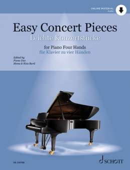 Leichte Konzertstücke für Klavier zu vier Händen (+Online-Material)