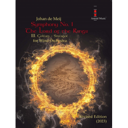Symphony Nr. 1 - The Lord of the Rings - 3. Satz - Gollum - Revised Edition 2023 - Johan de Meij