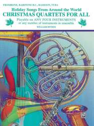 Christmas Quartets for all - Trombone, Baritone B.C., Bassoon, Tuba Book