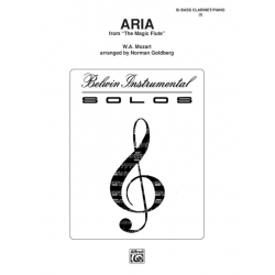 Aria. Magic Flute (bass clarinet/piano) - Wolfgang Amadeus Mozart / Arr. Norman Goldberg