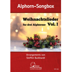 Weihnachtslieder (3 Alphörner) - Steffen Burkhardt